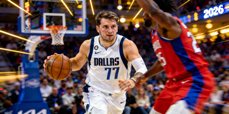 2026年NBA最有价值球员候选人卢卡·东契奇比赛照片 - 持球进攻